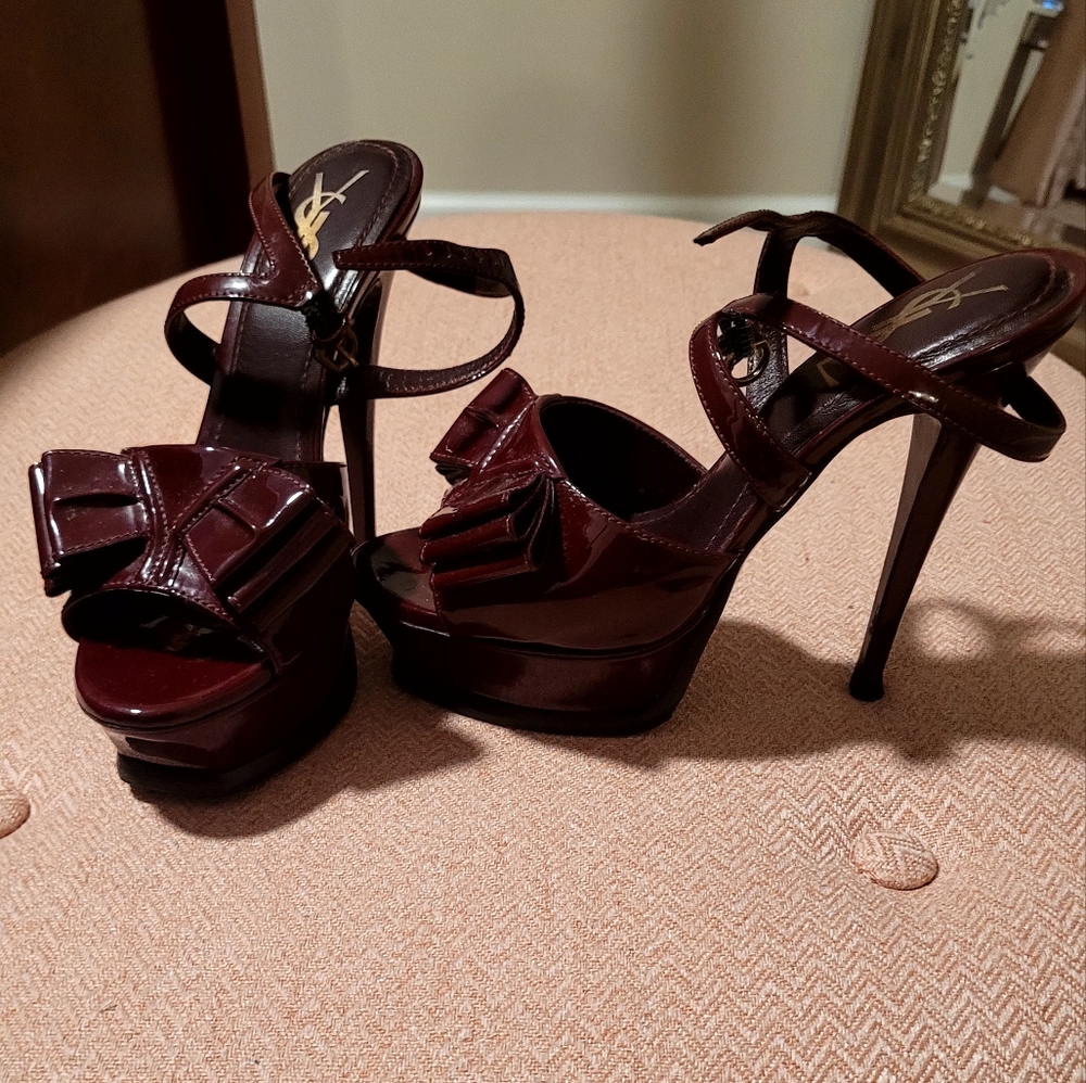 YSL Tribute Bow Sandal